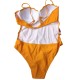  One-piece shell gathering hot spring swimsuit